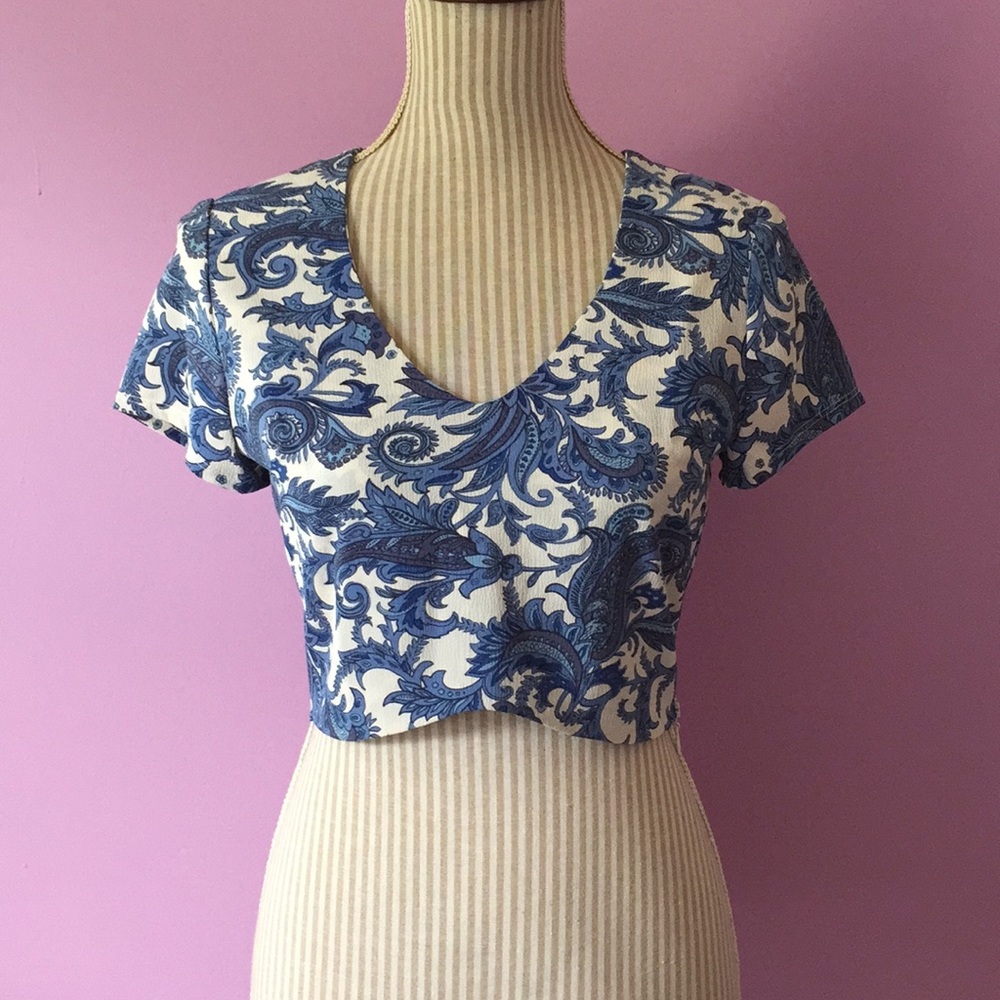 NWT* SHOW ME YOUR MUMU Miami Cropped Top